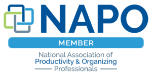 Membership badge for the DC chapter of the National Association of Productivity and Organizing Professionals