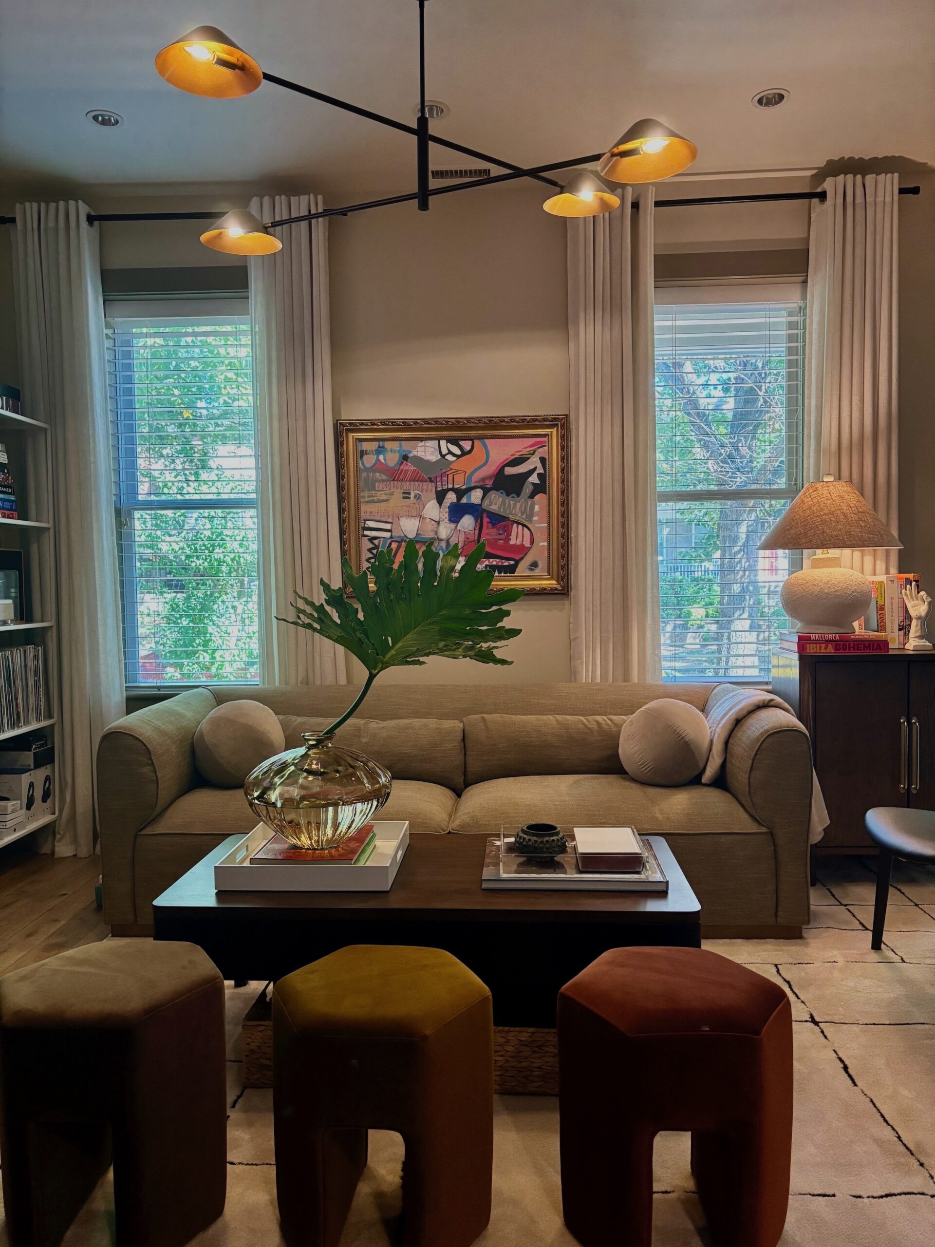 A beautifully designed living room.