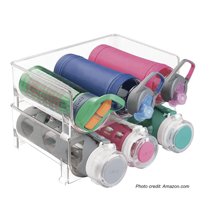 Link to purchase mDesign Bottle Holder. Photo credit: Amazon.com