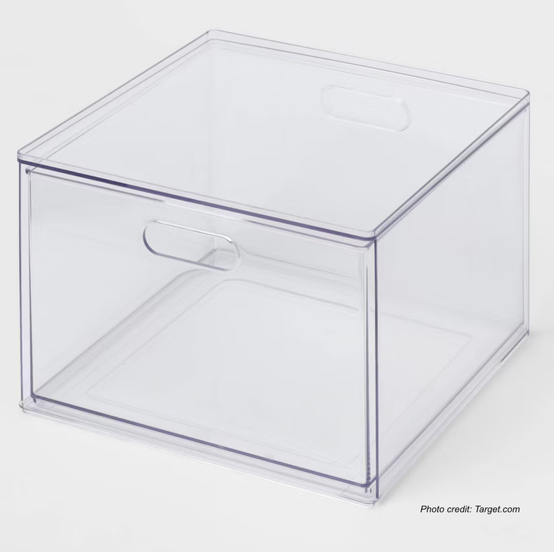 Link to purchase stacking acrylic drawers